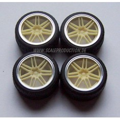 1/24 Audi RS4 19" Wheels Set