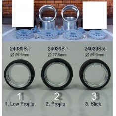 1/24 19" OZ Racing (GT3) Wheels with Low Profile Tyres