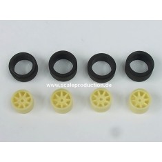 1/24 Porsche Minilite 15" Wheels Set (4 Wheels)