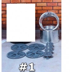 1/24 Fuchs Singer 17" Wheels Set #1 (without Tyre)