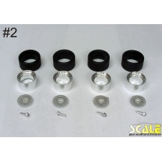 1/24 17" BBS E50 DTM Wheels for Tamiya BMW 635 kits