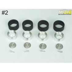 1/24 17" Ronal Racing Wheels for BMW 635