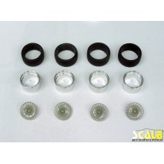 1/24 18" OZ Racing DTM (wheel rings, central wheel hub nuts, inserts)