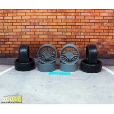 1/24 18" Alpina Classic Wheels with Nankang Tyres