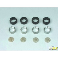 1/24 16" Baby Fuchs Wheel Rings, Inserts & Tyres Set