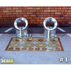 1/24 17" BBS E56 Wheels without Tyre #1