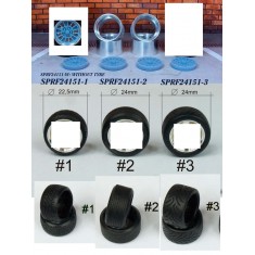 1/24 1/25 16" Ronal Kleeblatt Wheels without Tyre