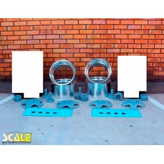 1/24 18" Borbet A Wheels without Tyre