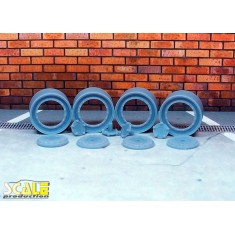 1/24 15'' BBS E75 Wheels without Tyre for Beemax Audi S1 (E2)