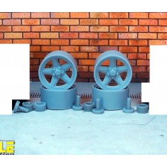 1/24 17'' AMG Penta Style Wheels without Tyre