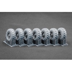1/35 Modern Kamaz 4310 Sagged Wheel set for ICM kits