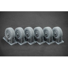 1/35 Modern HIMARS V1 Sagged Wheel set for Trumpeter kits