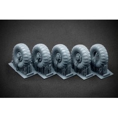 1/35 Modern BRDM 2 Sagged Wheel set for Trumpeter kits