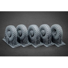 1/35 Modern GAZ Tiger V1 Ordinary Wheel set for Meng kits