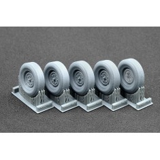1/35 Modern Cargo Truck T2 Sagged Wheel set for AK-interactive kits