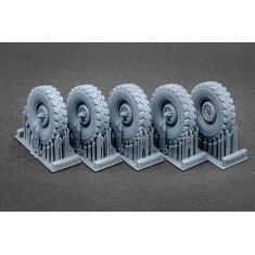 1/35 Modern Land Rover 88 6.5 SmallOrdinary Wheel set for AK-interactive kits