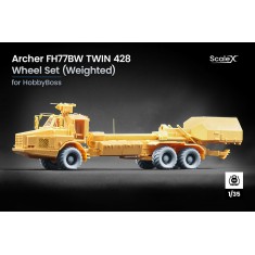 1/35 Archer FH77BW TWIN 428 Weighted Wheel set for HobbyBoss kit