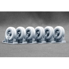 1/35 FV603 Saracen Trak Grip Weighted Wheels for Airfix Kit