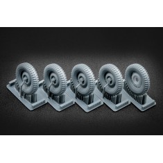 1/35 WWII US WiLLYSMB Sagged Wheel set (universal)