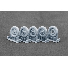 1/35 Schwimmwagen Englebert Weighted Wheels for Italeri/Tamiya/AFV Club Kits