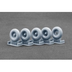 1/35 Kubelwagen Type 82 Balon 2 Ordinary Wheels for Meng/Tamiya Kits