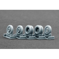 1/72 Opel Blitz Late Type Disc V1 Weighted Wheels for Academy/Italeri Kits