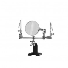 Helping Hands with Glass Magnifier