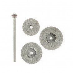 Diamond Saws and Mandrel (3pcs)