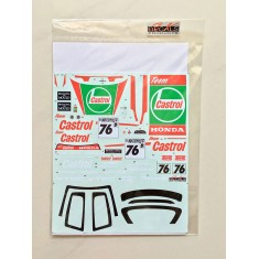 1/24 Honda Civic EG6 Castrol Decal