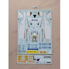 1/24 BMW M6 GT3 FIA GT World Cup Macau 17 Team AAI Decal
