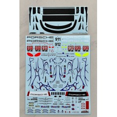 1/24 Porsche 911 RSR IMSA SCC Motul Petit Le Mans 2018 Porsche GT Team Decal
