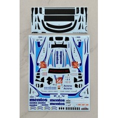 1/24 Porsche 911 RSR FIA WEC 24 Hours of Le mans 2020 Team Project 1 #56 Decal