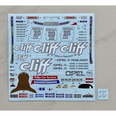 1/24 Opel Calibra V6 4X4 DTM 1995 Opel Team Joest Decal
