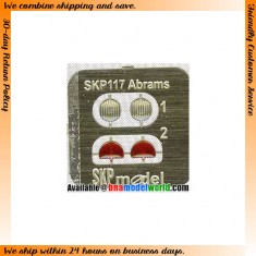 1/35 Abrams Lenses and Tail Lights for Dragon kit