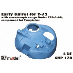 1/35 Early Turret for T-72 with stereoscopic range finder TPD-2-49 for Tamiya kit
