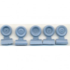1/35 Kola Pro Mercedes Wheel set (Front, Rear and Spare wheels)
