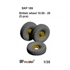 1/35 British Wheels 10.50-20 (5pcs)