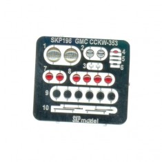1/35 GMC CCKW-353 Lenses and Taillights for Tamiya kit