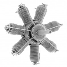 1/48 Gnome 7 Lambda / Oberursel U.0 (80 hp) Engine