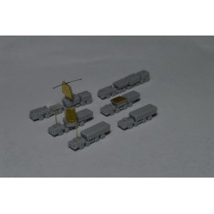 1/700 Russian S300 Radar Vehicle & Air Defence Command Post (3pcs)
