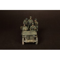 1/35 US Airbornes with Sergeant for Jeep, Normandy 1944 (5 figures)