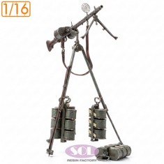 1/16 WWII German MG34 Anti-Aircraft Machine Gun with Patronentrommel 34 (3D Printed Kit)