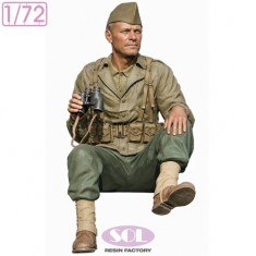 1/72 WWII US Vehicle Crewman (3D Printed Kit)