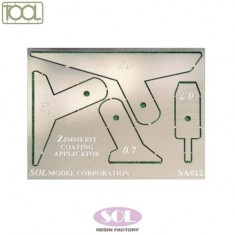 1/35 Zimmerit Coating Applicator (0.7 Pitch)