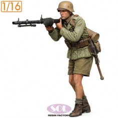 1/16 WWII German Sd.Kfz.250/3 Gunner with MG34 for Das Werk (3D Printed Kit)