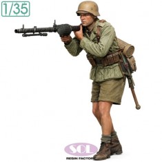1/35 WWII German Sd.Kfz.250/3 Gunner with MG34 (3D Printed Kit)