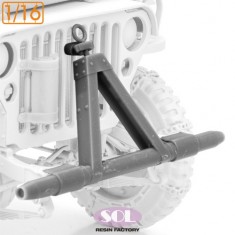 1/16 Tandem Hitch Tow Bar for WWII US 1/4-Ton 4x4 Truck