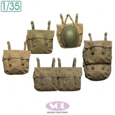 1/35 WWII US Army M1936 Field Bags (5pcs)