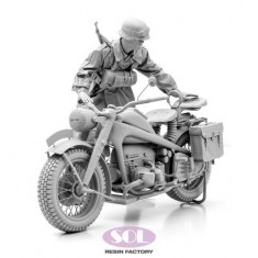 1/16 WWII German KS750 with Trooper