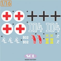 1/16 Decal for Sd.kfz.265 Kleine Panzer Befehl